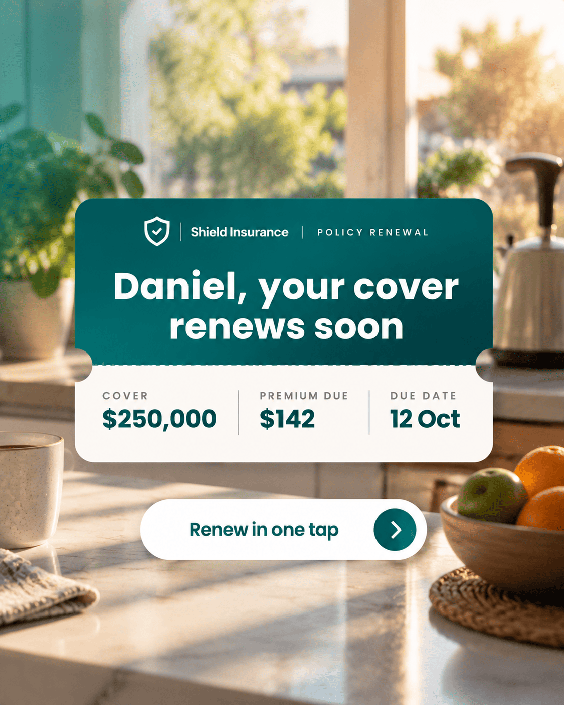 Renewal reminder for Rahul